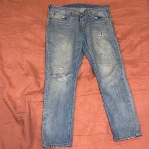 Levi’s 501 Tapered Distressed Jean